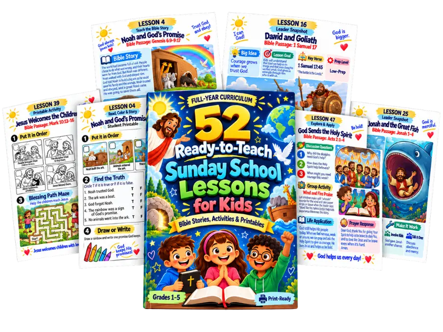 52 Ready-to-Teach Sunday School Lessons for Kids collection
